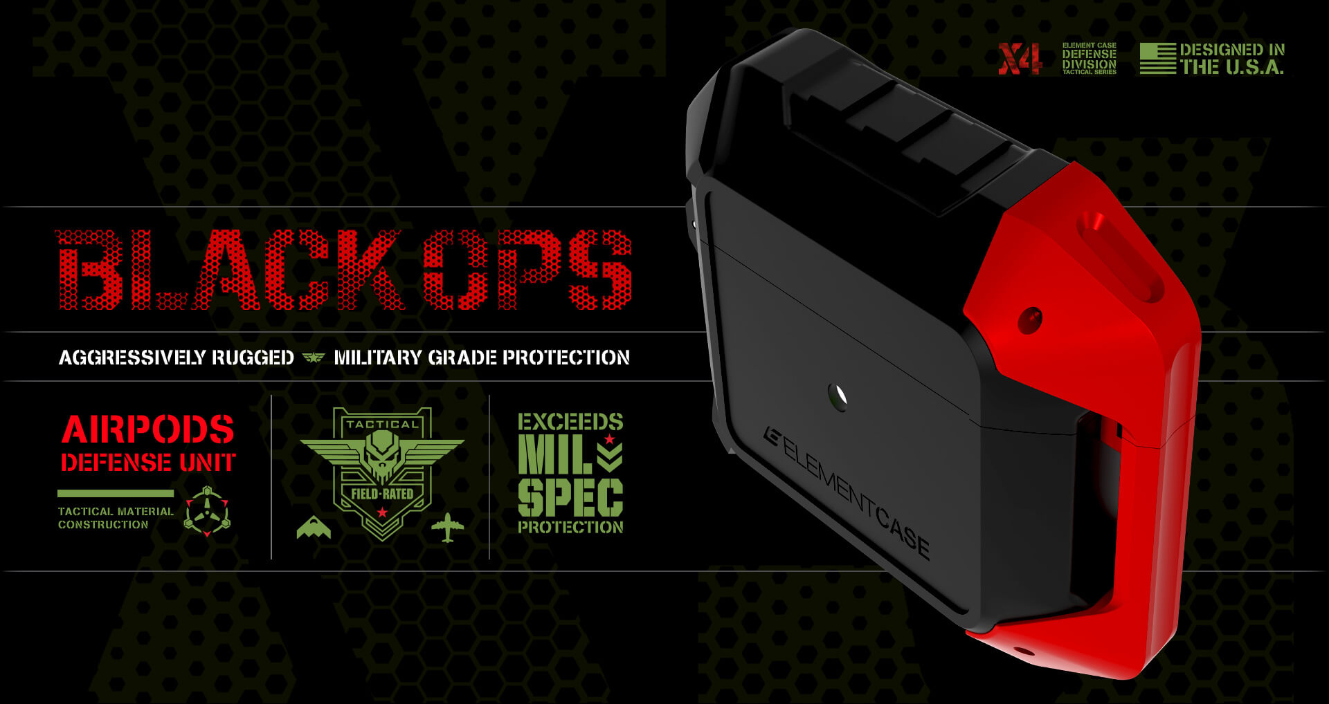 BlackOps AirPods X4 Protective Case Banner 01