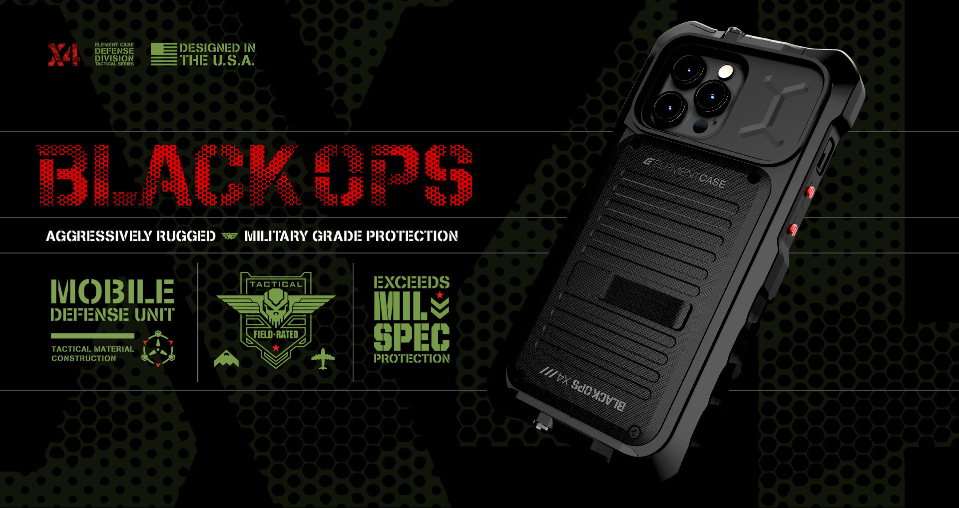 Element Case Black Ops for iPhone 13 Pro Max