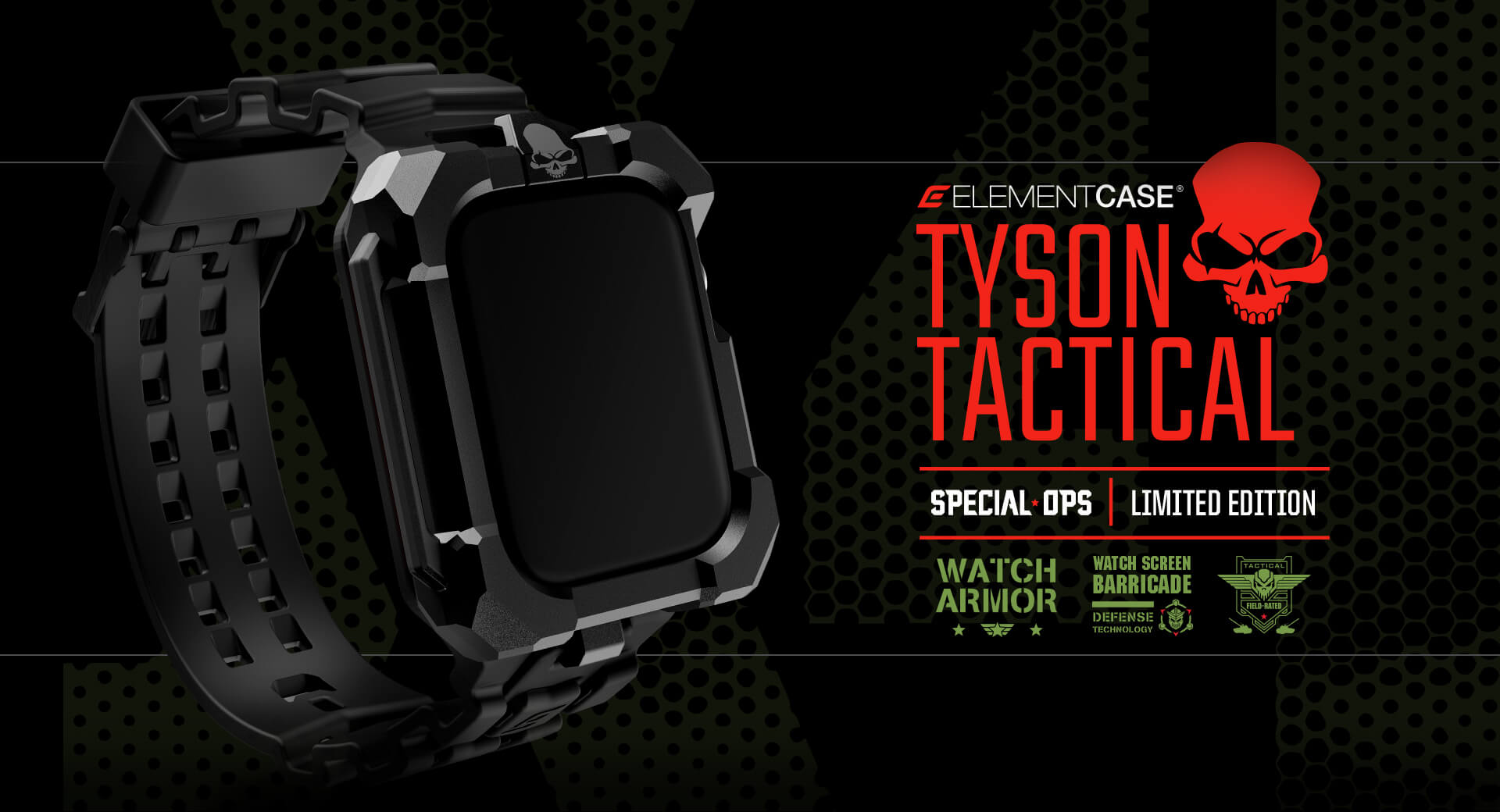 Element Case Tyson Tactical Special Ops Apple Watchband (Limited Edition)