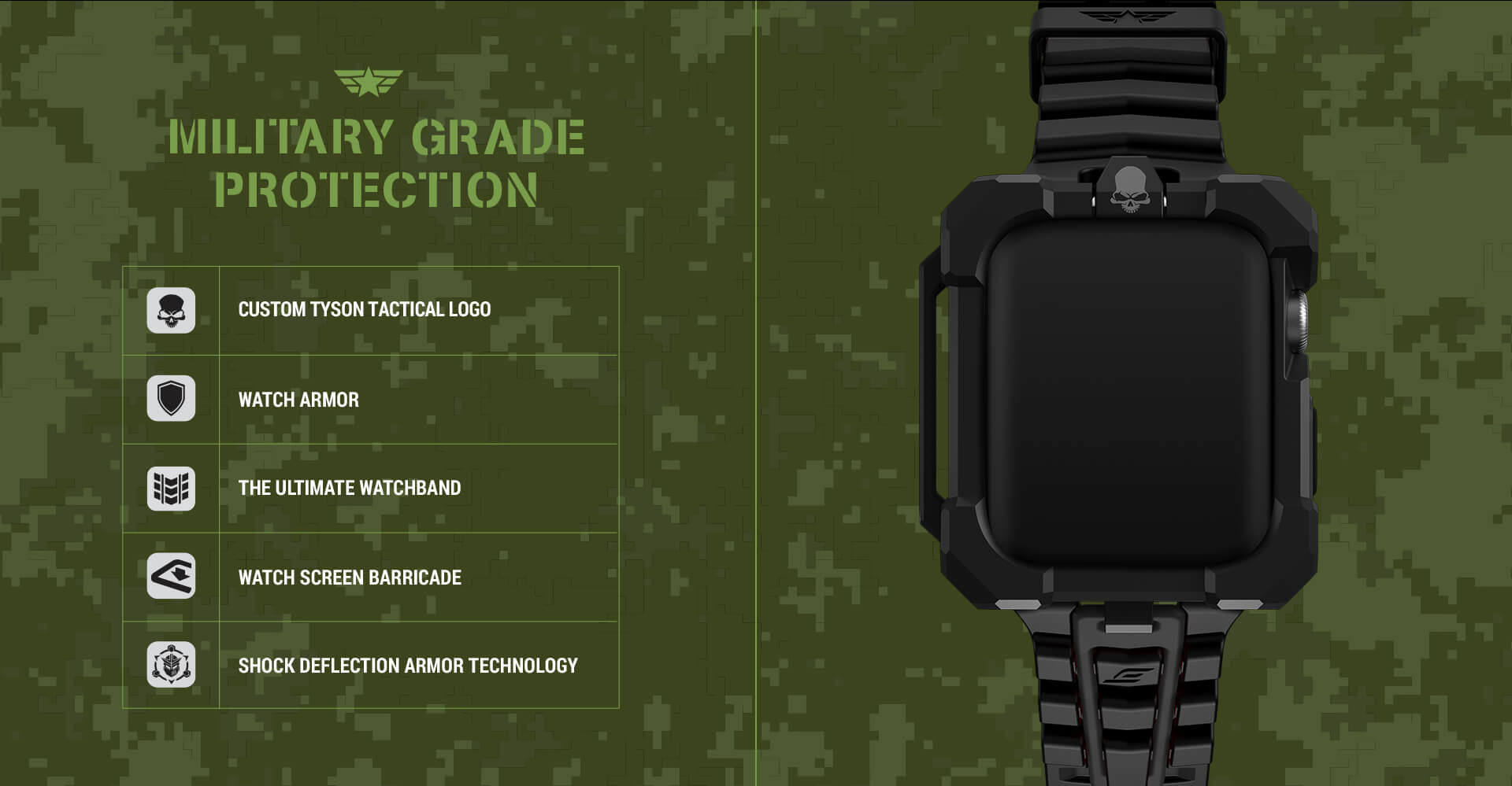 Element Case Tyson Tactical Special Ops Apple Watchband (Limited Edition)