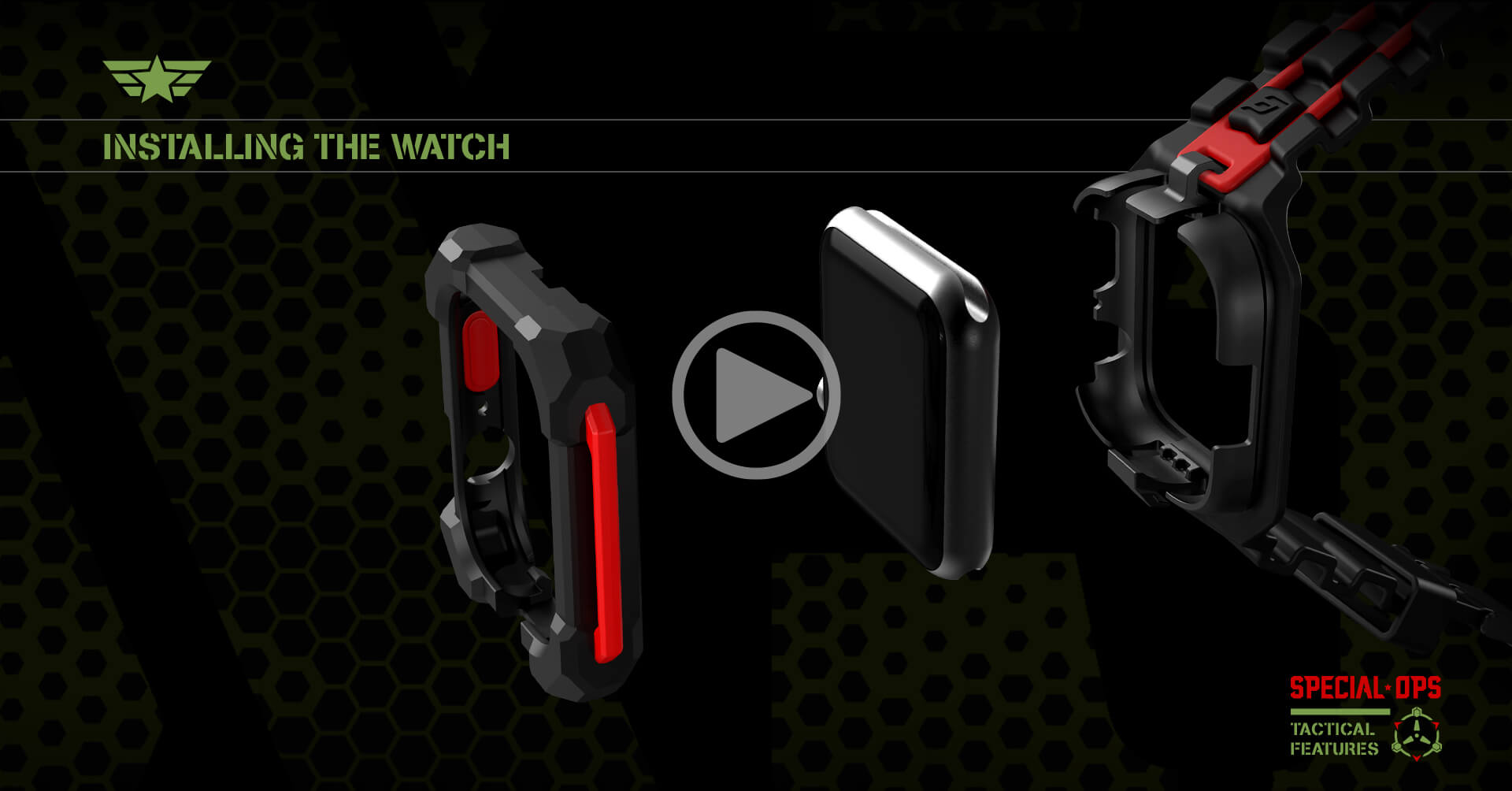 Installing the Series 7 Apple Watch in Special OPS Watch Band