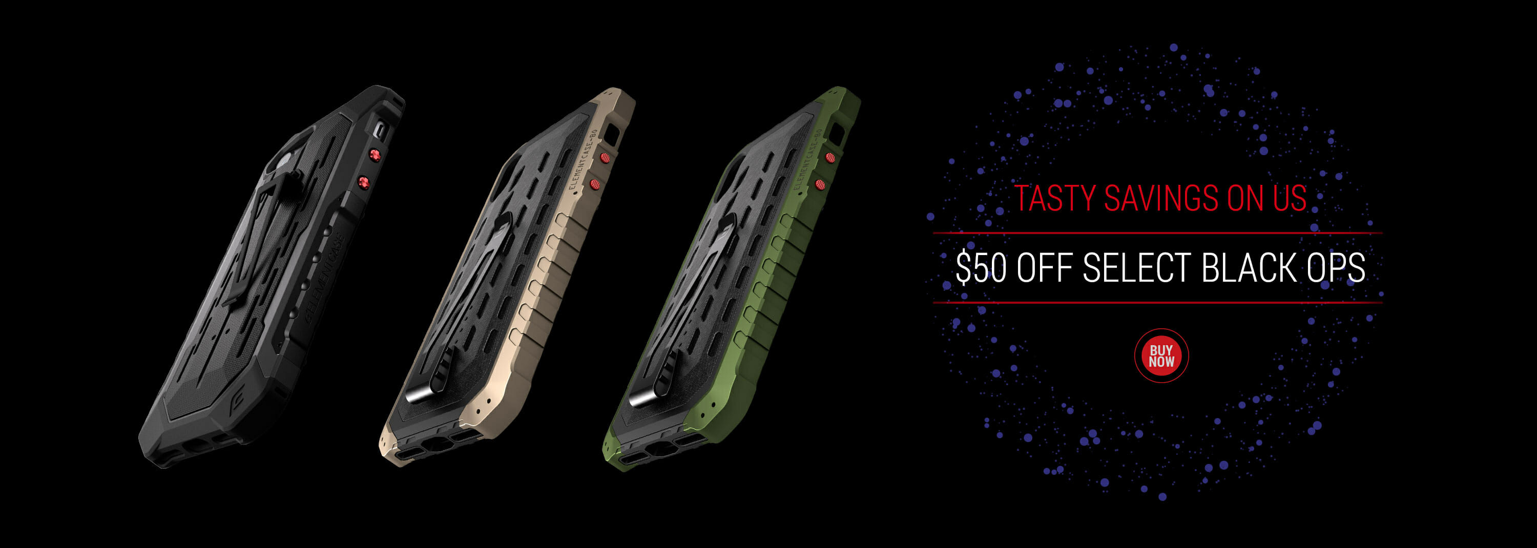 Element Case Black OPS Banner